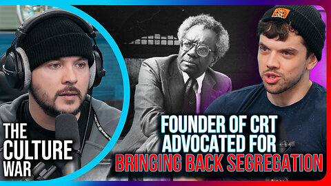 Founder of CRT Advocated For BRINGING BACK SEGREGATION, The Woke Left Is RACIST