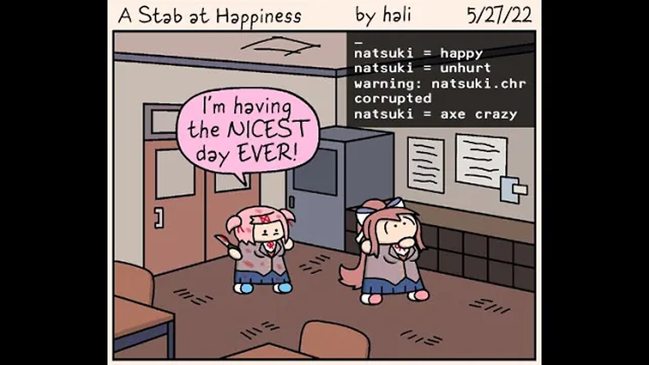 In Which Natsuki Has a Nice Day and Nothing Horrible Happens to Her Thank You Very Much - The Spoof