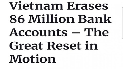 86 MILLION VIETNAMESE BANK ACCOUNTS CLOSED DUE TO DIGITAL ID NON COMPLIANCE: MOTB IS CLOSE!!