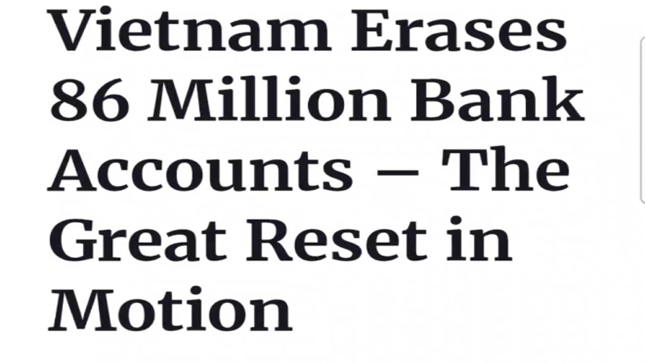 86 MILLION VIETNAMESE BANK ACCOUNTS CLOSED DUE TO DIGITAL ID NON COMPLIANCE: MOTB IS CLOSE!!