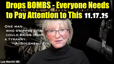 Situation Update 11.17.25: Dr. Merritt interviewed by Patrick Gunnels from Reading Epic threads.