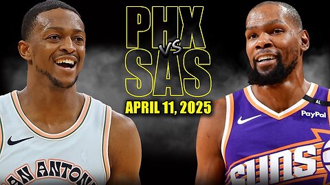 Phoenix Suns vs San Antonio Spurs Full Game Highlights - April 11, 2025 | Regular Season