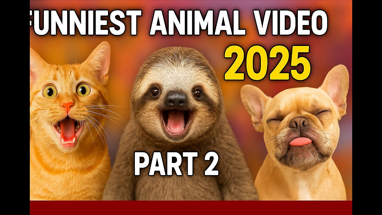 FUNNIEST ANIMAL VIDEO 2025 – PART 2 😂🐾 (Try Not to Laugh!)