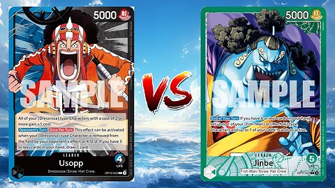 One Piece TCG Usopp VS Jinbe!!