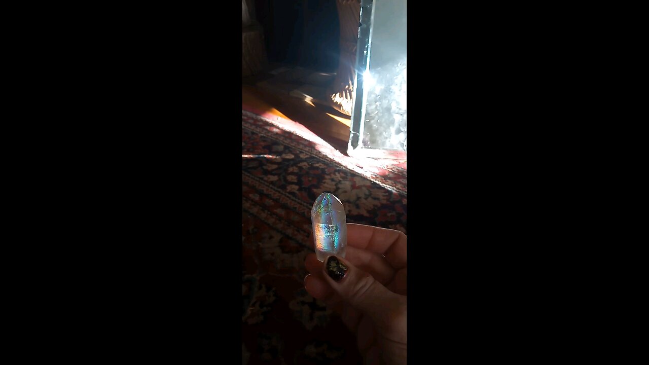 crystals in sun