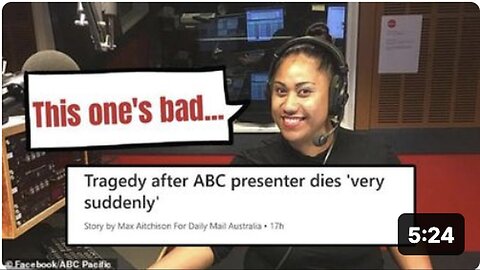 "Vocal Pro-Vaccine News Presenter Unexpectedly Passes Away"