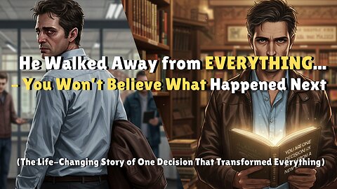 One Decision Away: How a Single Choice Changed His Life Forever