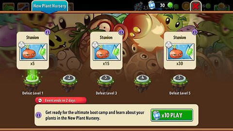 Plants vs Zombies 2 - Plant Nursery - Stunion - July 2025