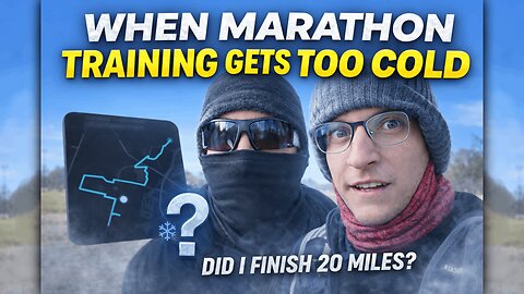 TRYING TO SURVIVE A 20 MILE RUN IN THE COLD!