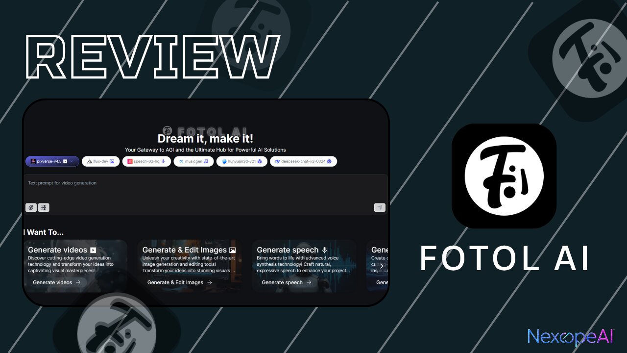 Fotol.ai in Action 🔧 | One AI Tool to Restore Photos, Remove Backgrounds, Generate Videos & More