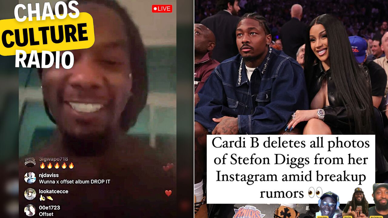 Offset Goes On IG Live After CardiB And Steffon Diggs Breakup Rumors