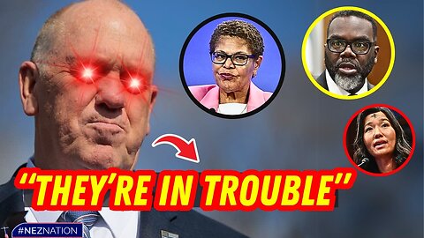 Tom Homan Sends Shockwaves Through Democrat Party With Dire Warning!!!