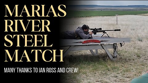 My 6mm ARC at the Marias River Steel Match!