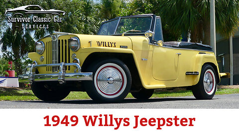 Very Cool 1949 Willys Jeepster Restomod with 350CID V8 & Automatic Transmission. FOR SALE!