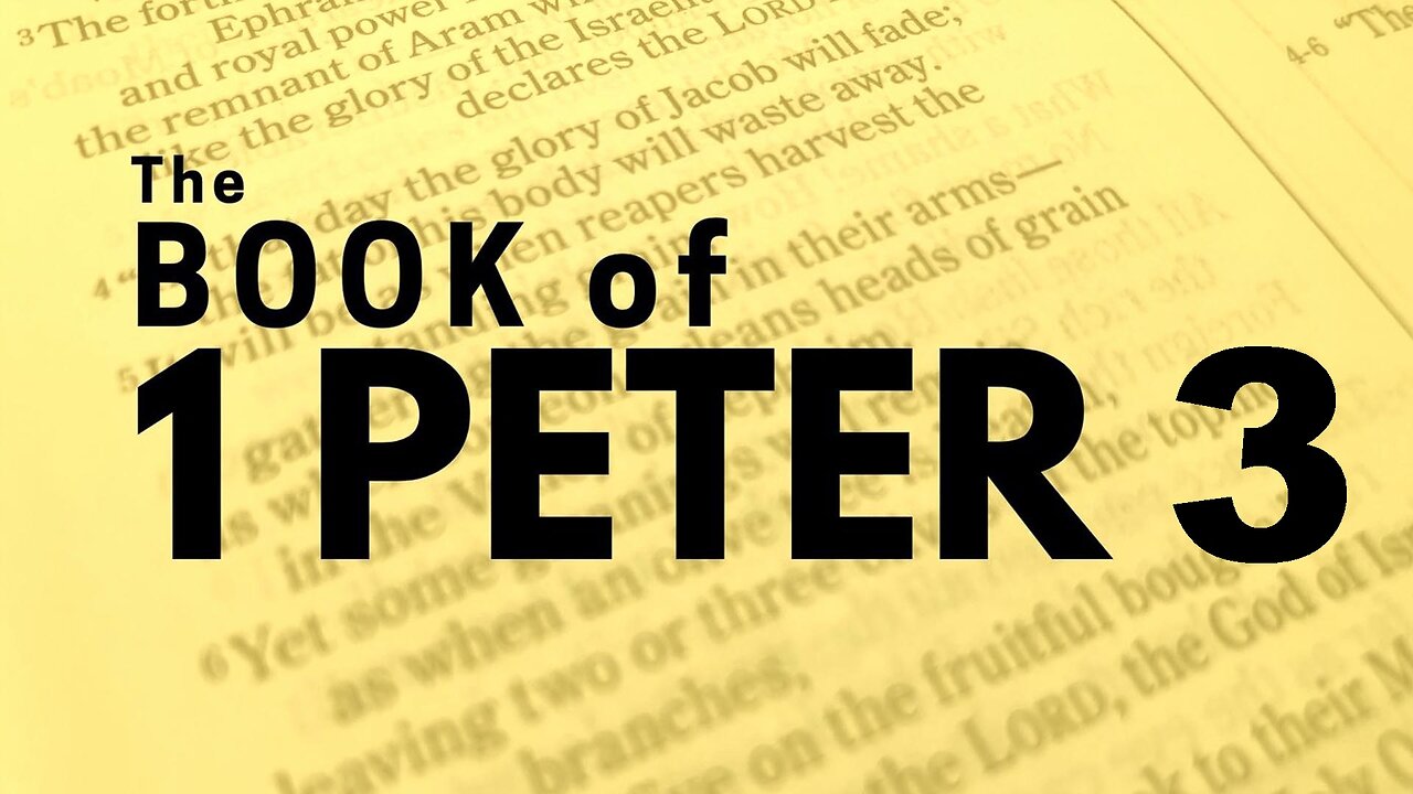 1 Peter - Chapter 3
