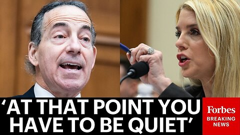 'You Have No Choice': Jamie Raskin Lights Into Pam Bondi After Repeated Interruptions