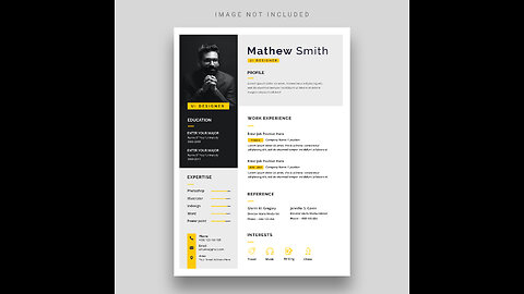 Old CV design to latest design on photoshop