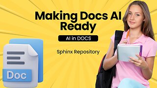Preparing Sphinx Docs for RAG #retrievalaugmentedgeneration #sphinx #readthedocs