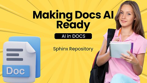 Preparing Sphinx Docs for RAG #retrievalaugmentedgeneration #sphinx #readthedocs