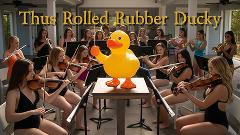 Thus Rolled Rubber Ducky
