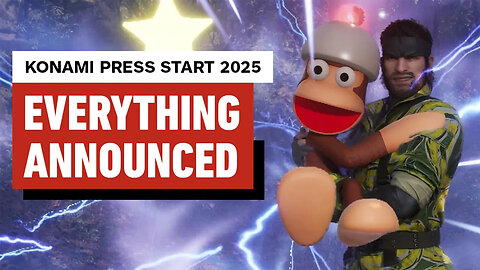 Konami Press Start 2025 - Everything Announced