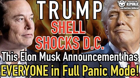 Trump Shell Shocks D.C. with Elon Musk Announcement that has EVERYONE in Full Panic Mode!
