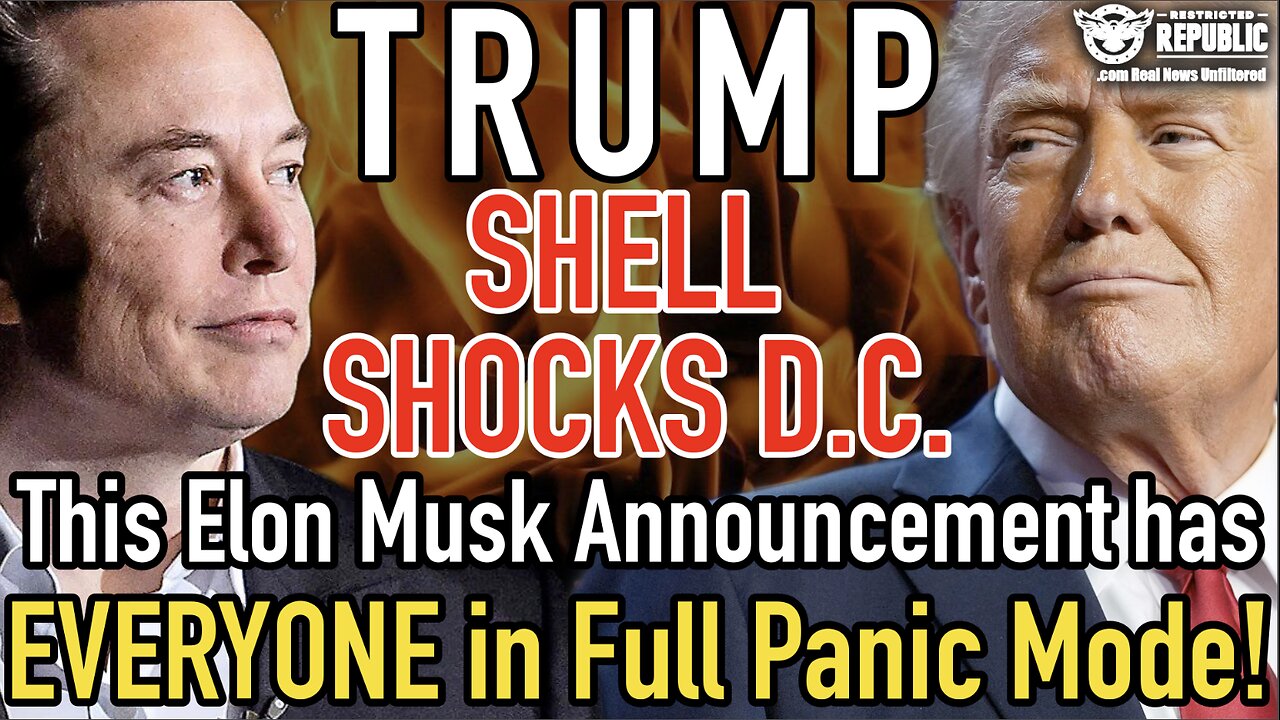 Trump Shell Shocks D.C. with Elon Musk Announcement that has EVERYONE in Full Panic Mode!