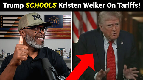 Trump EDUCATES NBC's Kristen Welker On Tariffs During EPIC Interview!