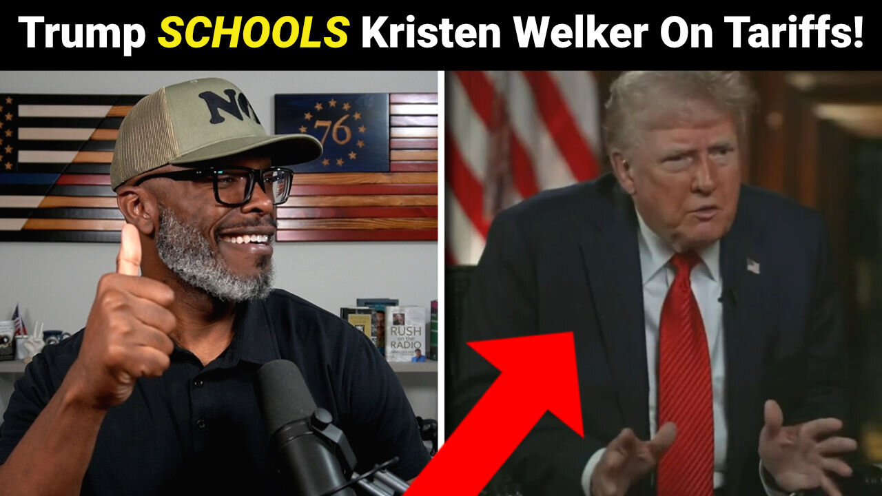 Trump EDUCATES NBC's Kristen Welker On Tariffs During EPIC Interview!