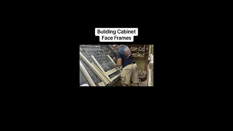 Building cabinet face frames