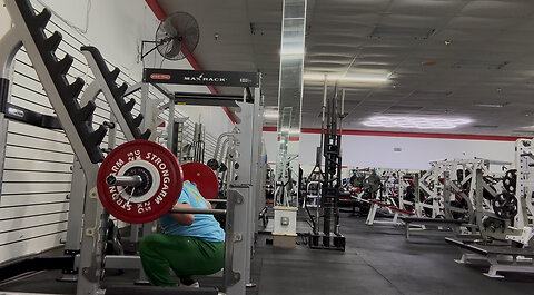 BACK SQUATS 132.5KG/292LBs for 5 Reps