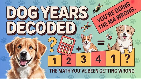 Dog Years Decoded: How Old Is Your Dog Really? #DogYearsDecoded #HowOldIsMyDog #DogAgeCalculator