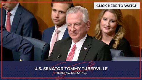 Senator Tuberville Discusses the State of K-12 Education