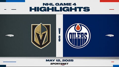 NHL Game 4 Highlights - Golden Knights vs. Oilers