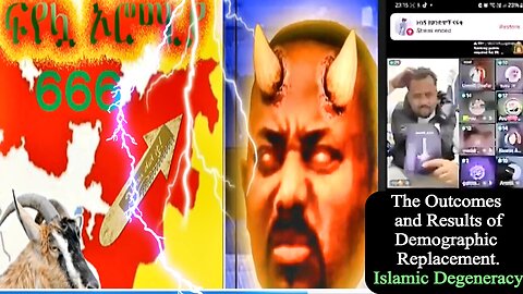 Ethiopia: A Demonic Oromo Muslim Burning, Urinating on Bible