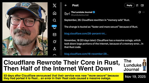 Cloudflare Rewrote Their Core in Rust, Then Half of the Internet Went Down