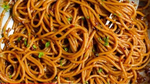 Spicy spaghetti 🍝 pasta recipe! Easy & delicious 😋 meal💕💞🥰❤️❤️