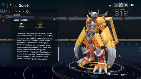 wargreymon all digivolution/de-digivolution/profile Digimon Story Time Stranger