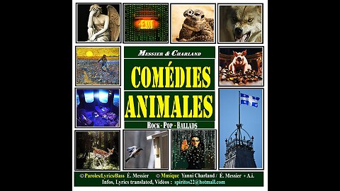 (Lyrics transl.) ALBUM original: "COMÉDIES ANIMALES" (Y.C./É.M.) Chords real-time Paroles EXTRAS _ 900+ bass covers (compils. LINKS) spiritos