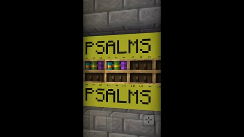 Psalm 66 - the KJV Bible in vanilla Minecraft #KJV #Psalms #Bible #Minecraft