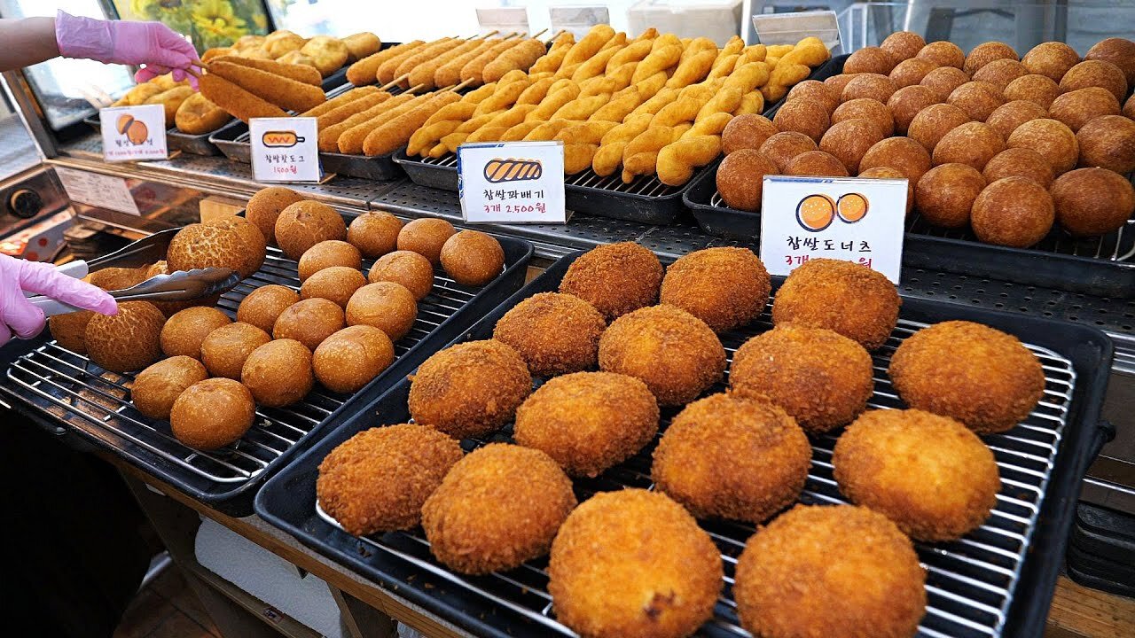 Amazing speed! Overwhelming skill! Twisted donuts made by masters - Top 4 / Korean street food