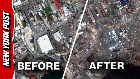 Satellite images show Jamaica before and after Hurricane Melissa