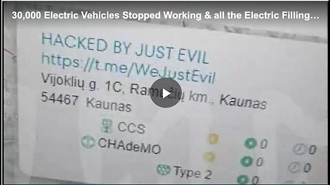 "Over 30,000 Lithuanian Electric Vehicles Disabled by Russian Hackers"