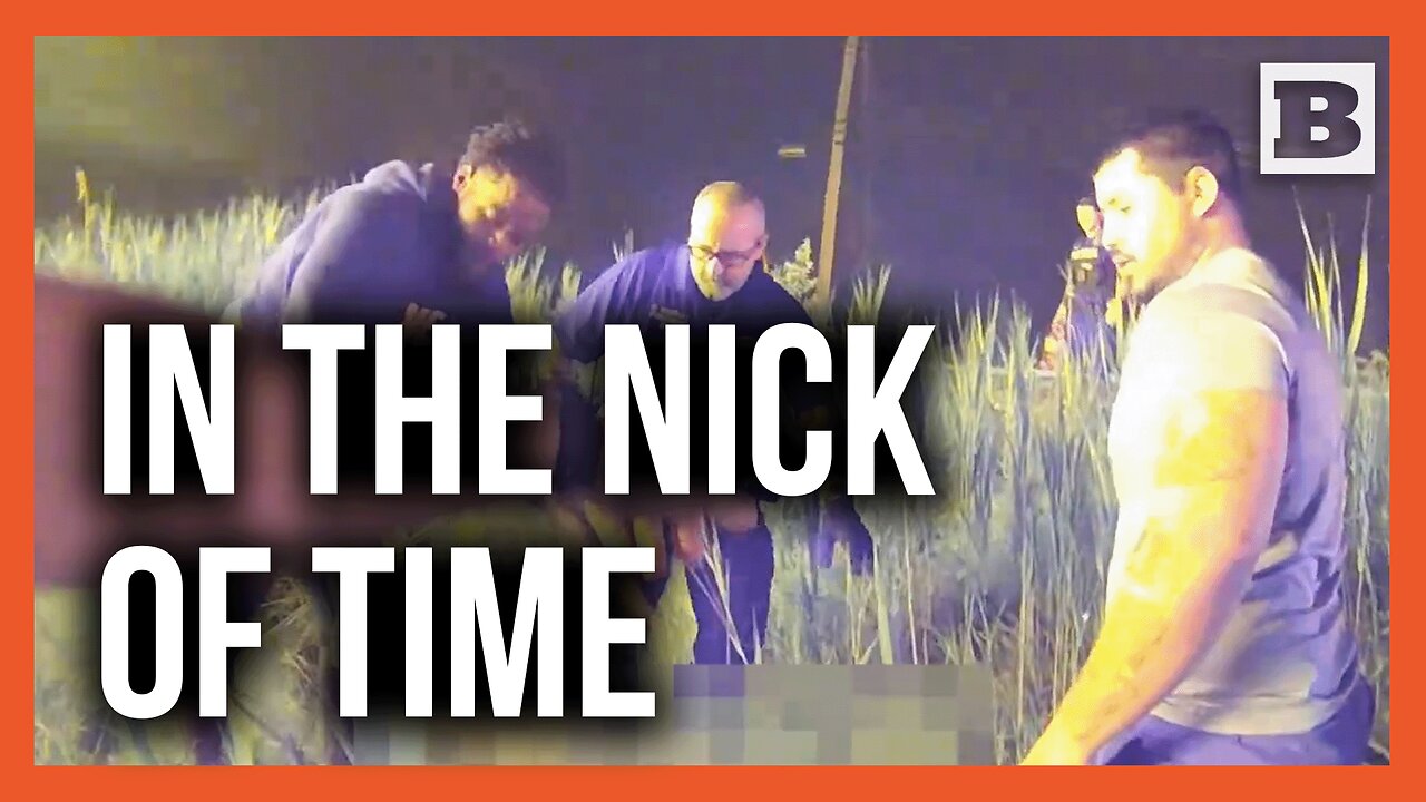 Police and Good Samaritans Free Woman from Fiery Wreck