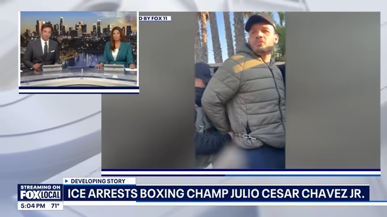 Boxer Julio Cesar Chavez Jr. arrested by DHS, feds claim cartel connection