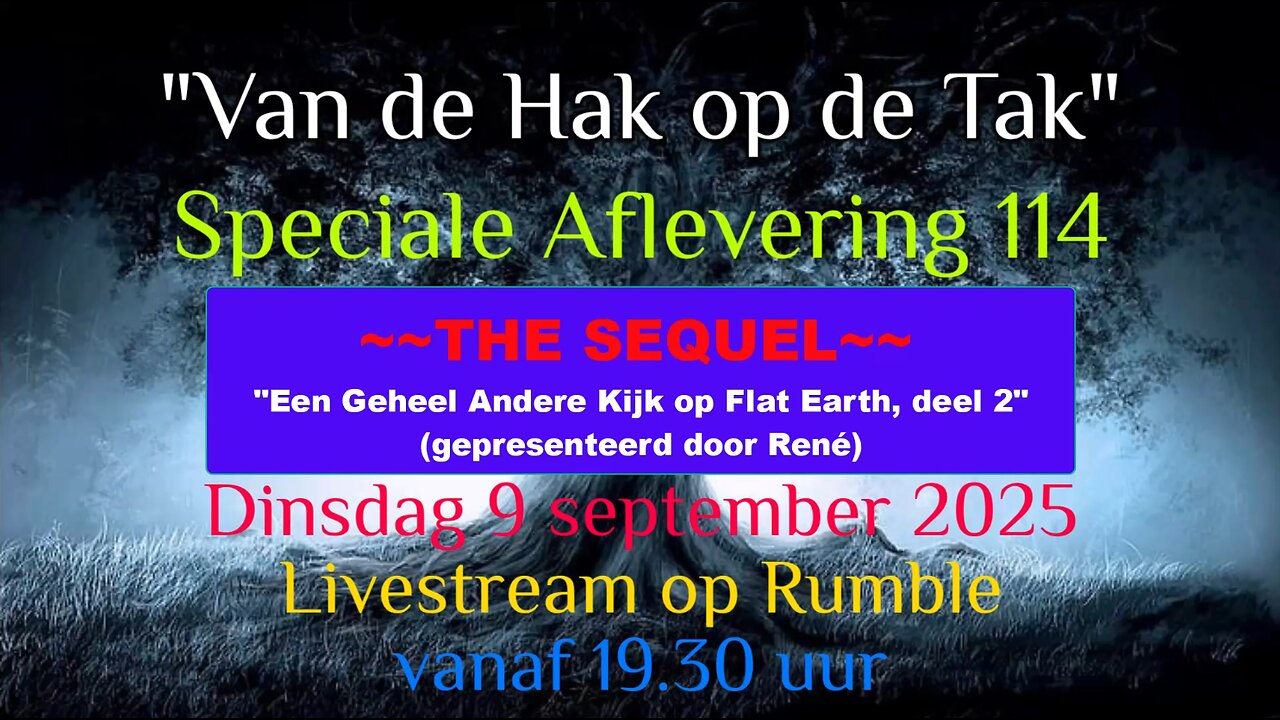 "Van De Hak Op De Tak - aflevering 114 - Een Heel Andere Kijk op Flat Earth", deel 2