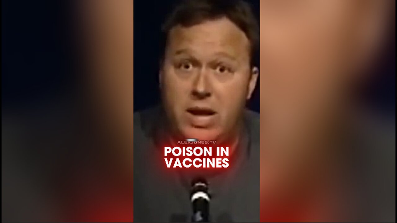 Alex Jones: Globalists Putting Poisons Inside Vaccine - 10/12/2005