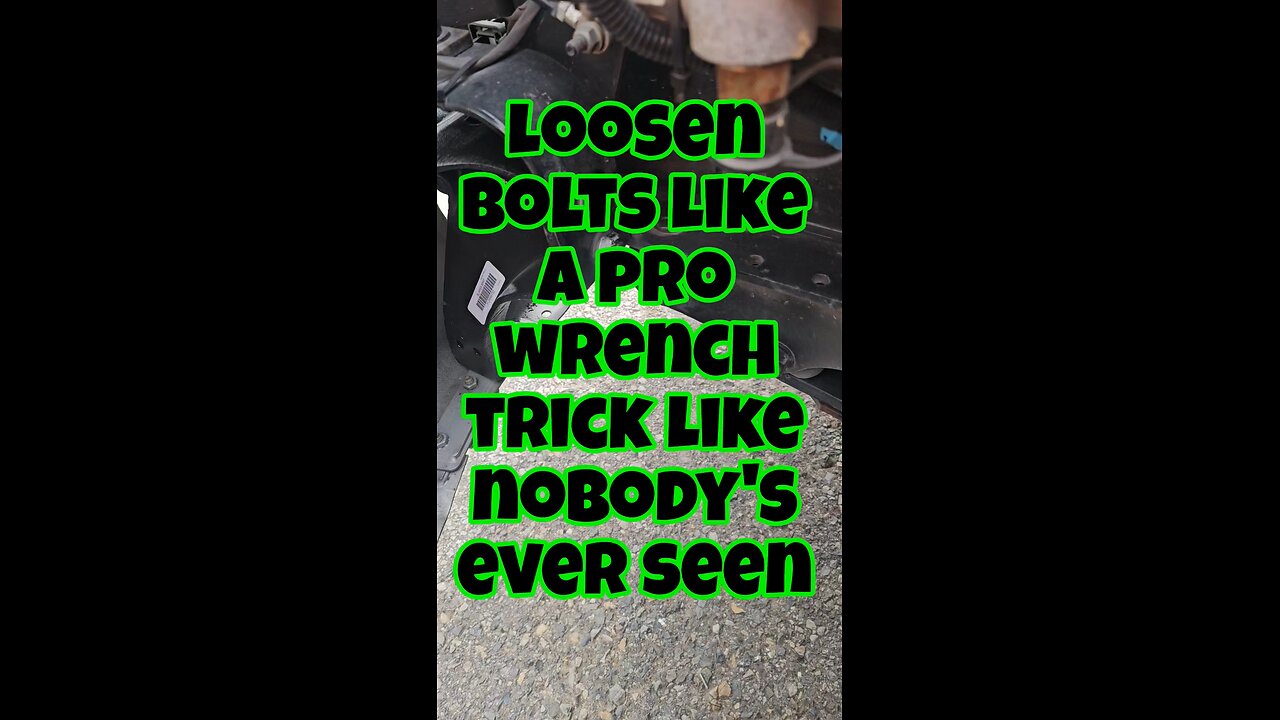 DIY wrench trick