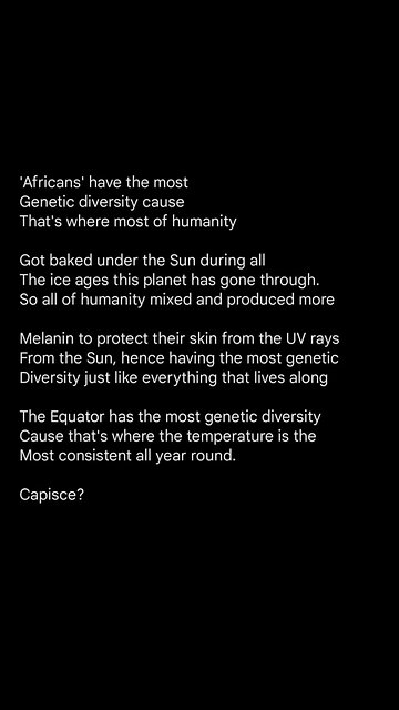 If you've seen the Sun, the Sun will set you free from the cold ice ages