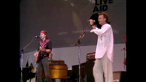 Dire Straits with Sting - "Money for Nothing" from Live Aid July 13th, 1985